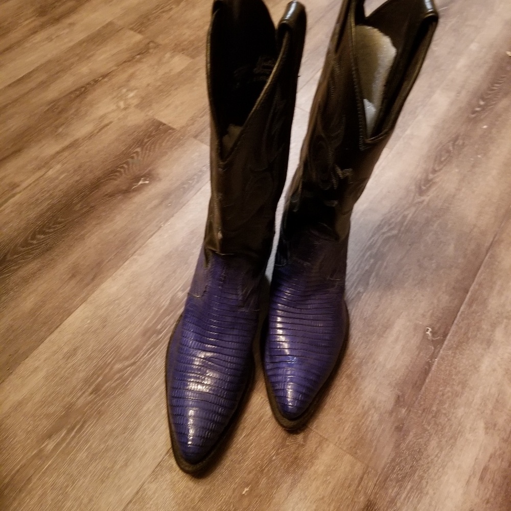 Justin snake exotic cowboy boots